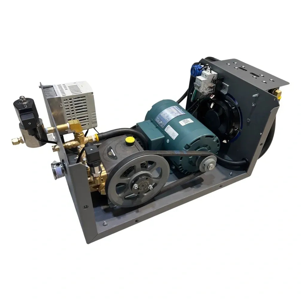 Enclosed VFD Pulley Drive Misting Pump