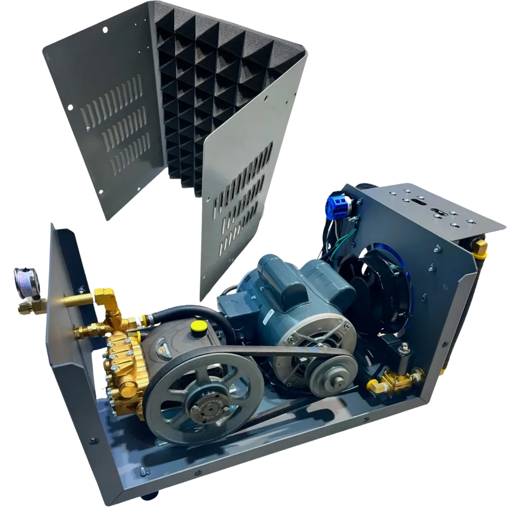 Enclosed Pulley Drive Misting Pump