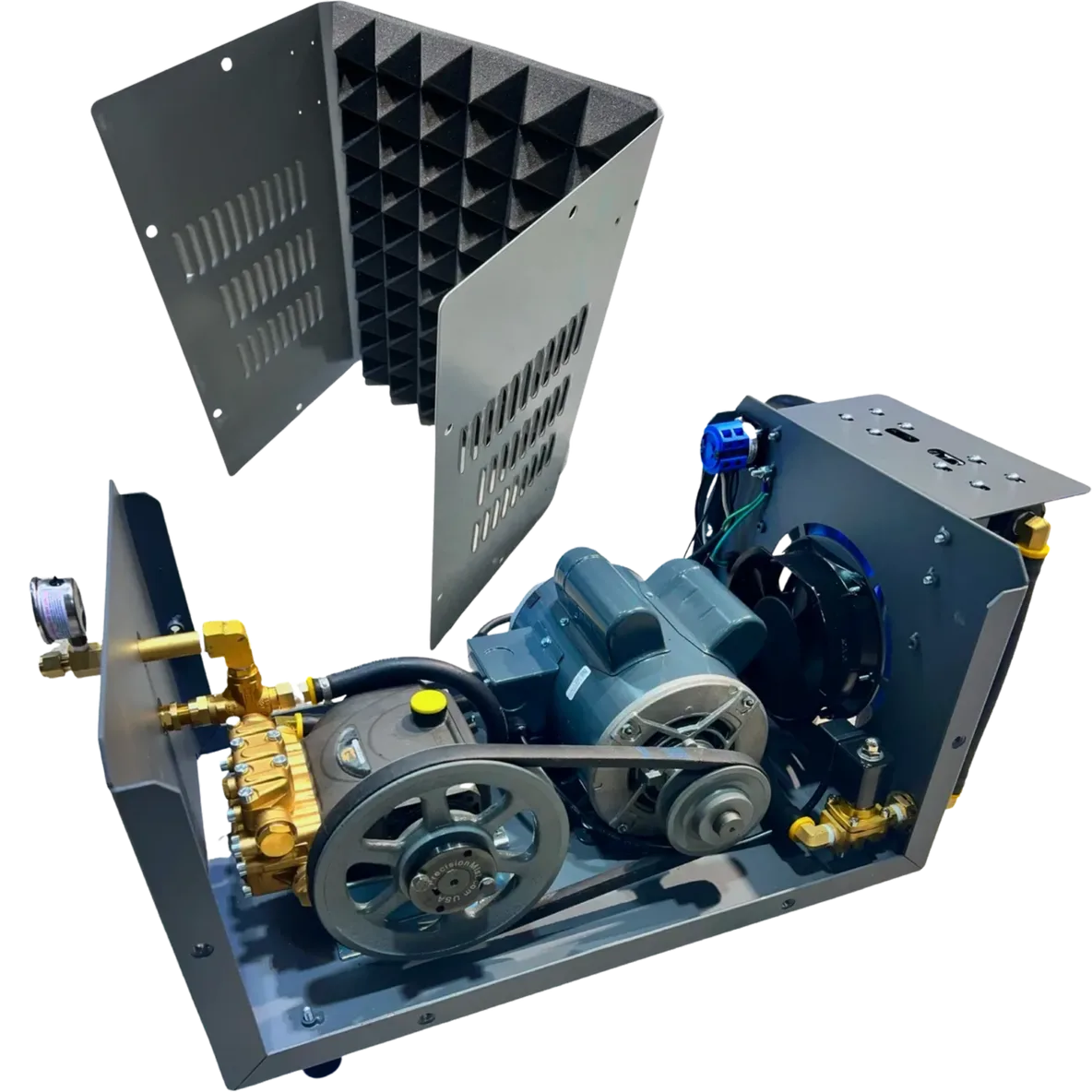 Enclosed Pulley Drive Misting Pump